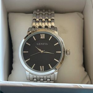 NWT Geneva Silver Watch